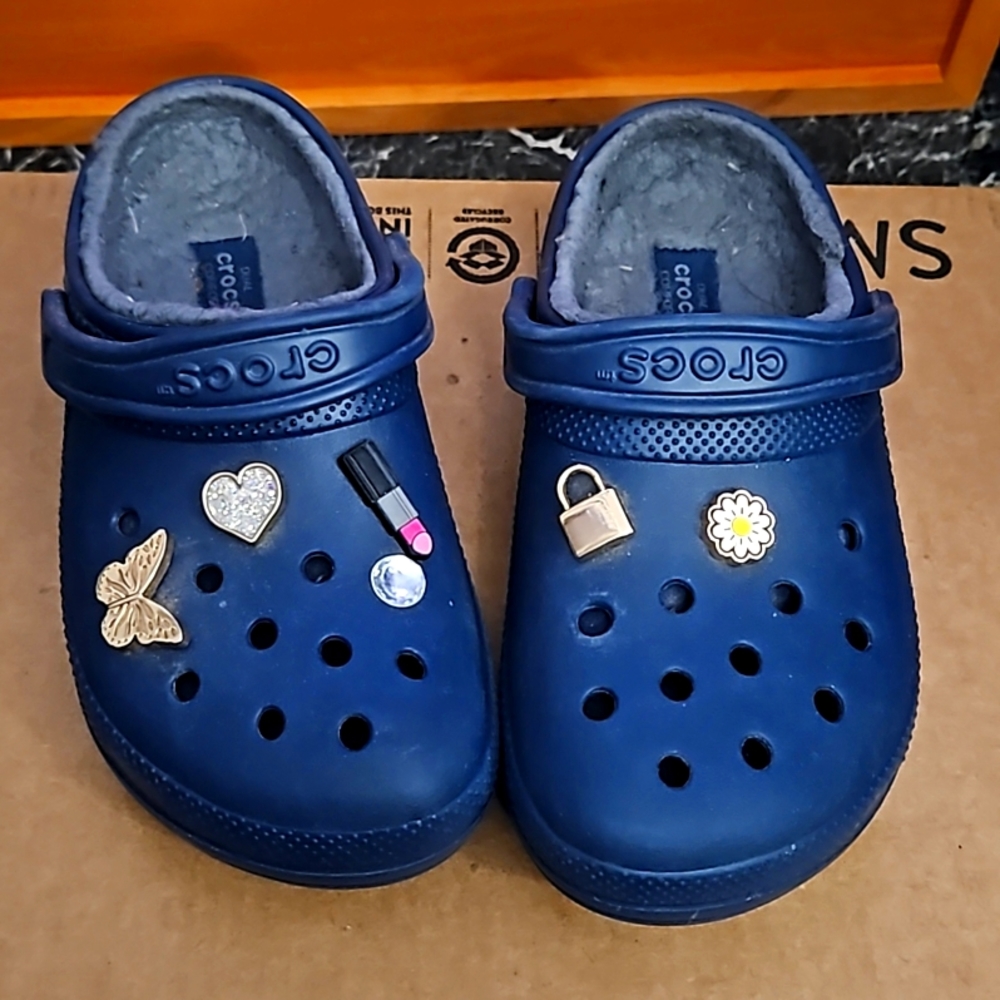 CROCS lined classic clogs